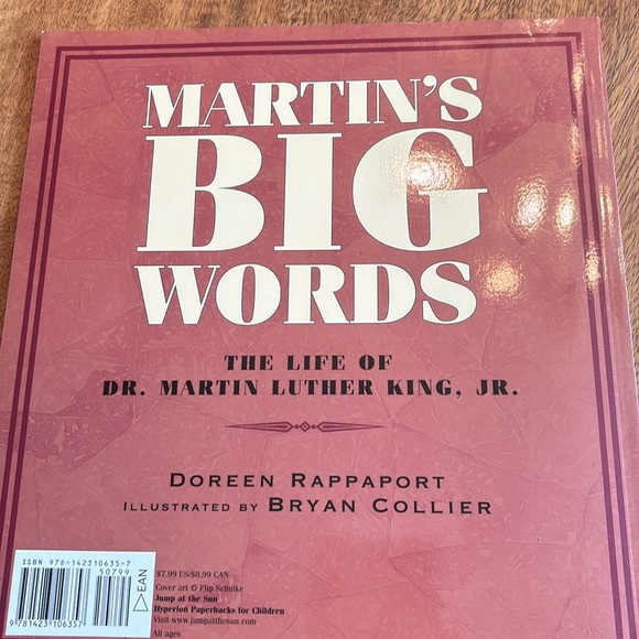 Martin’s Big Words, The Life of Dr. Martin Luther King, Jr. for children. - Picture 6 of 6